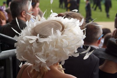 White Feather Hat