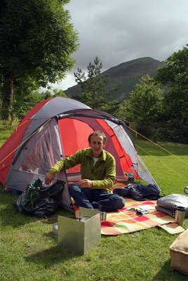 Chris Camping at the Lake District 03