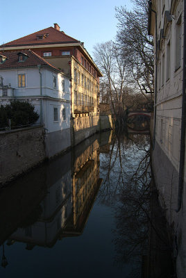 Buildings by the River Prague 02
