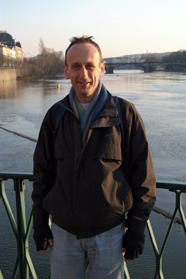 Chris and the Vltava River