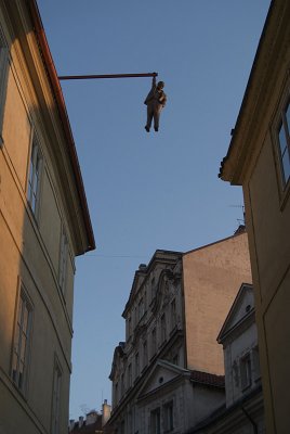 Man Hanging Out by David Cerny Prague 03