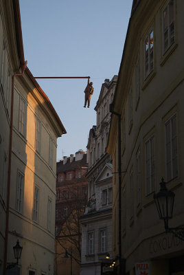 Man Hanging Out by David Cerny Prague 05