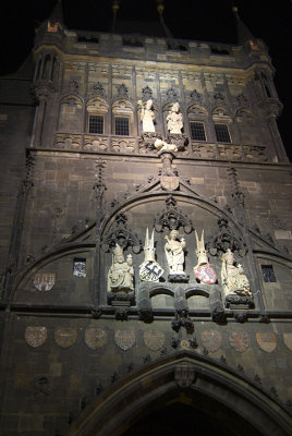 Old Town Bridge Tower at Night