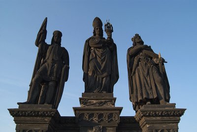 Statue of St Wenceslas Charles Bridge Prague 02