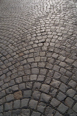 Cobbled Street Prague 05