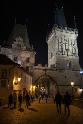 On the Charles Bridge at Night 06