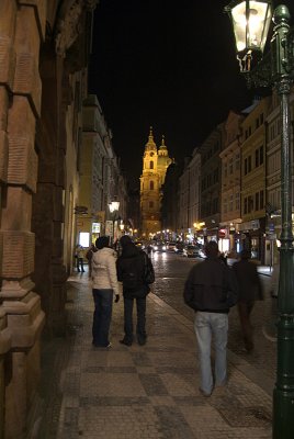 On the Streets of Prague at Night 11