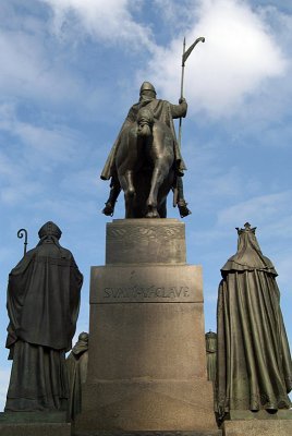 Statue of Wenceslas Wenceslas Square Prague 03
