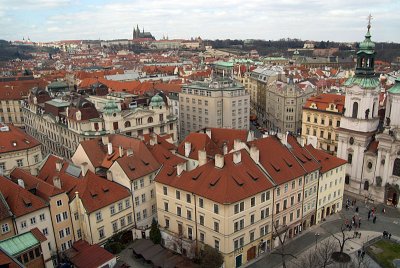 View From the Astronomical Clock Prague 12