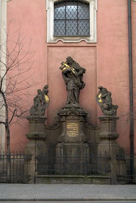 Outside a Church Prague