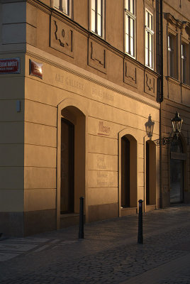 Streetlamp and Shadow Prague 05