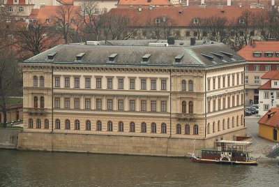 Buildings beside the Vltava River Prague 11