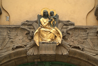Building Detail - Madonna and Child