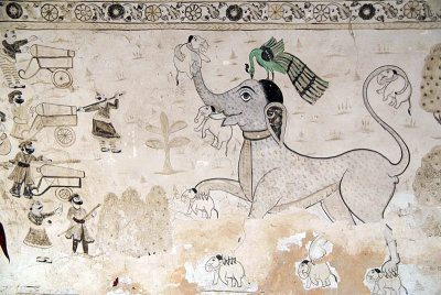 Wall Painting Lakshmi Temple 02