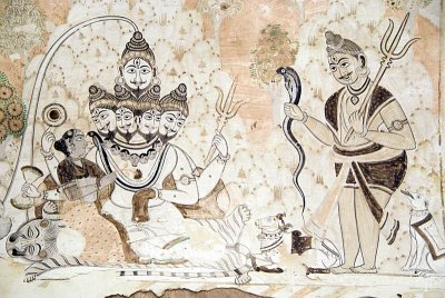 Wall Painting Lakshmi Temple 08