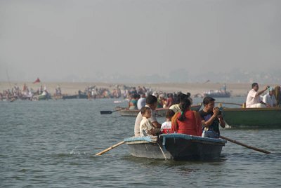 Domestic Tourists on the Ganges