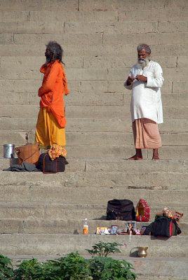 Holy Men on the Ghats
