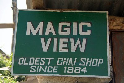 Chai Shop Sign En Route to Triund