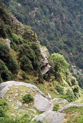 Looking Down From the Path to Triund