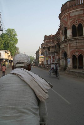 From the Back of a Cycle Rickshaw