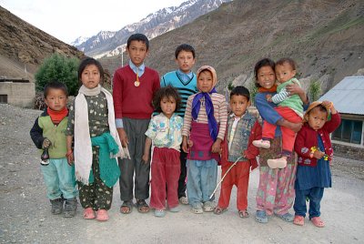 Children in a Village Spiti Valley