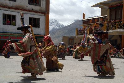 Dancing Monks in Costume 06