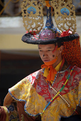 Monk in Costume Ki Festival