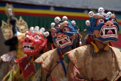 Monks in Masks Ki Festival
