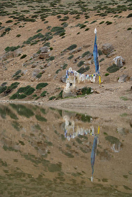 Small Shrine at Dhankar Lake