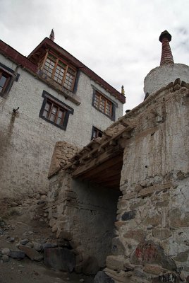Stupa and Building at Phyang Monastery