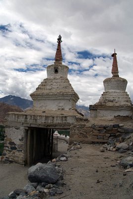 Stupas at Phyang Monastery