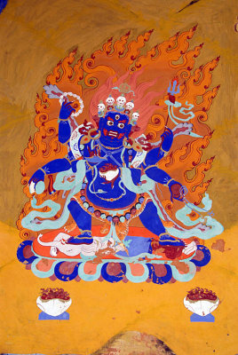 Painting at Thiksey Monastery