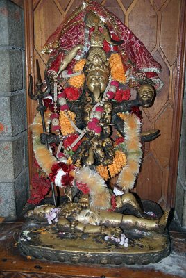 Statue of Kali Old Manali Temple