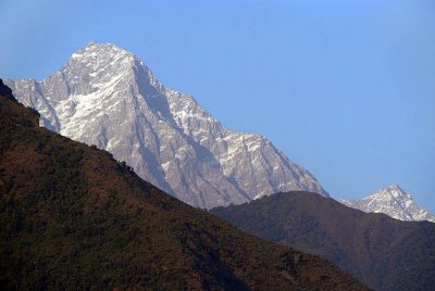 Mountain Peaks from Dharamsala