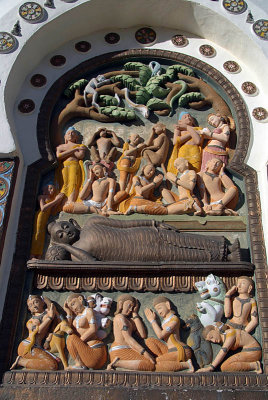 Death of Buddha Shanti Stupa