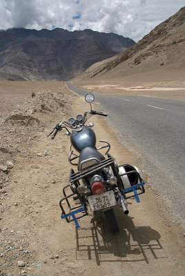 Enfield Bullet by Road in Ladakh