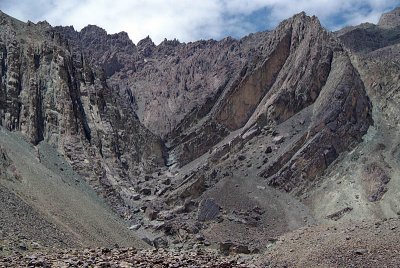 Mountains along the Zanskar Valley