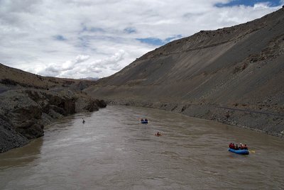 Rafting on the Indus River