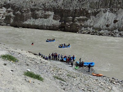 Rafting on the Zanskar River