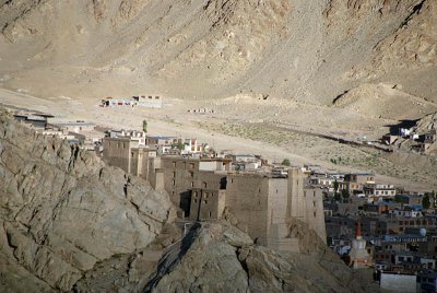 Leh Palace from Shanti Stupa