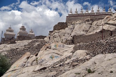 Stupas at Shey Monastery