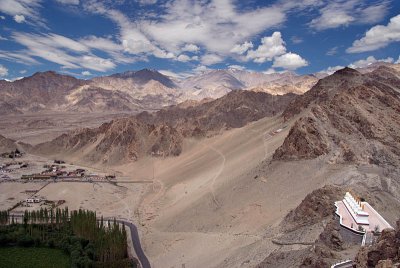 View from Thiksey Monastery