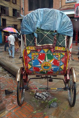 Colourful Cycle Rickshaw Kathmandu