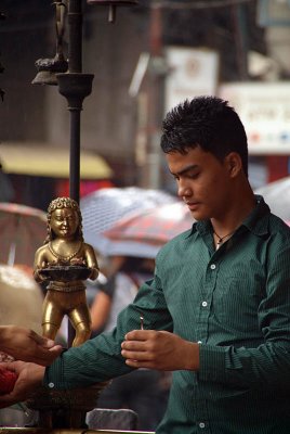 Offerings at Temple Kathmandu