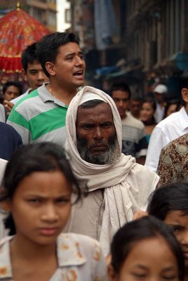 Faces in the Crowd Gai Jatra