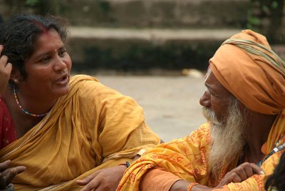 Beggars and Saddhus at Gai Jatra 10