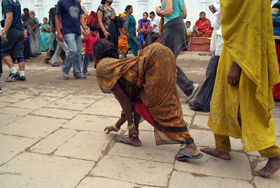Crippled Woman Gai Jatra