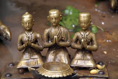 Three Small Praying Men