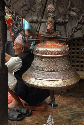 Brass Bell and Brahmin Durbar Square