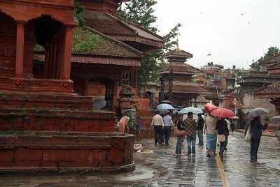 Durbar Square in the Rain